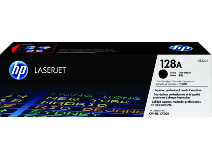 HP 128A Black Original LaserJet Toner Cartridge