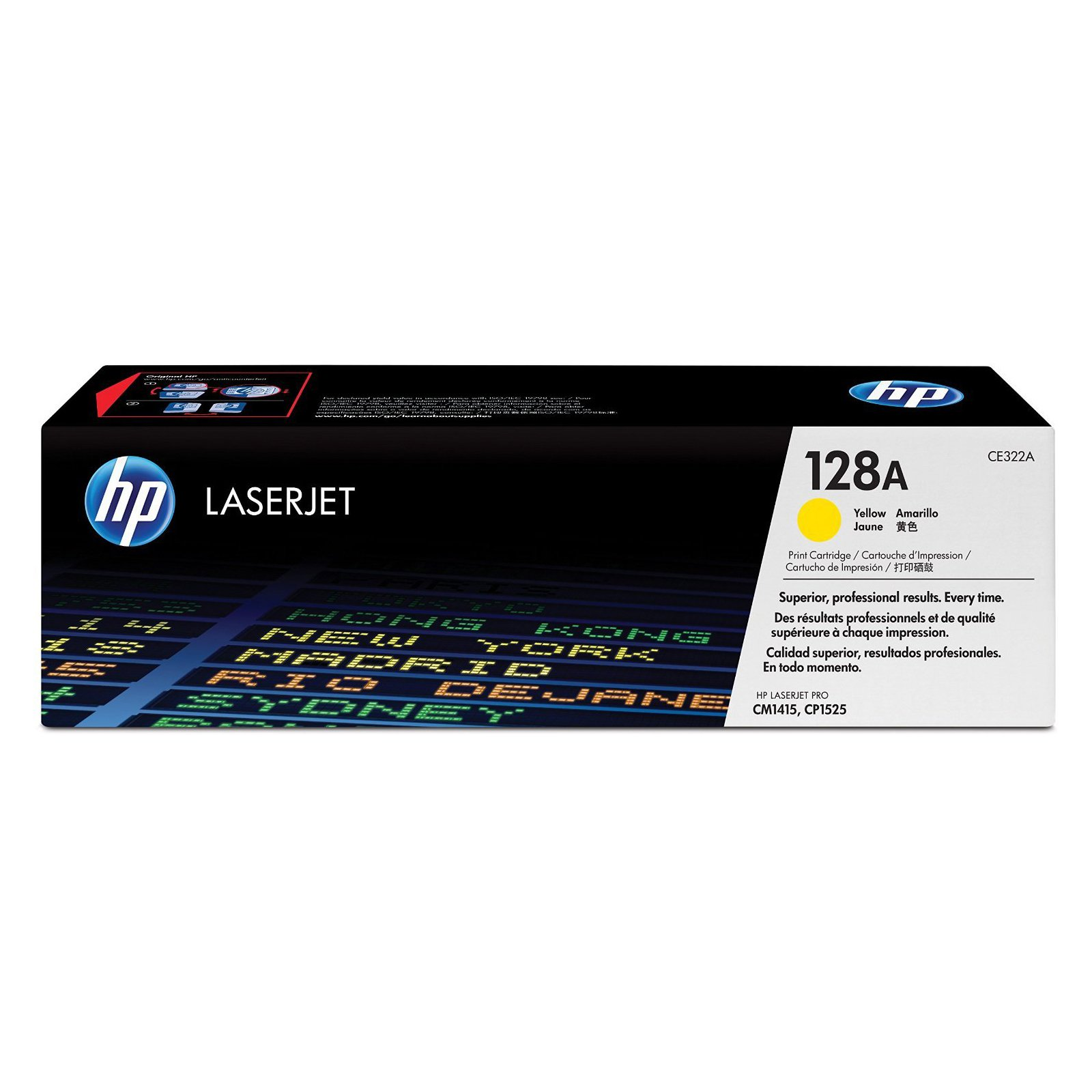 HP 128A Yellow Original LaserJet Toner Cartridge
