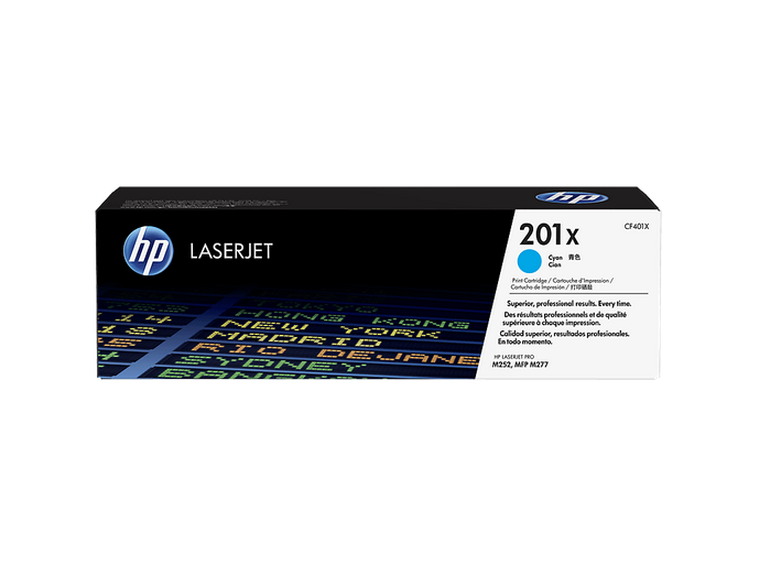 HP 201X High Yield Cyan Original LaserJet Toner Cartridge