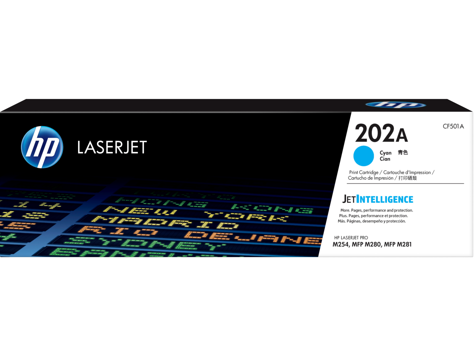 HP 202A Cyan Original LaserJet Toner Cartridge