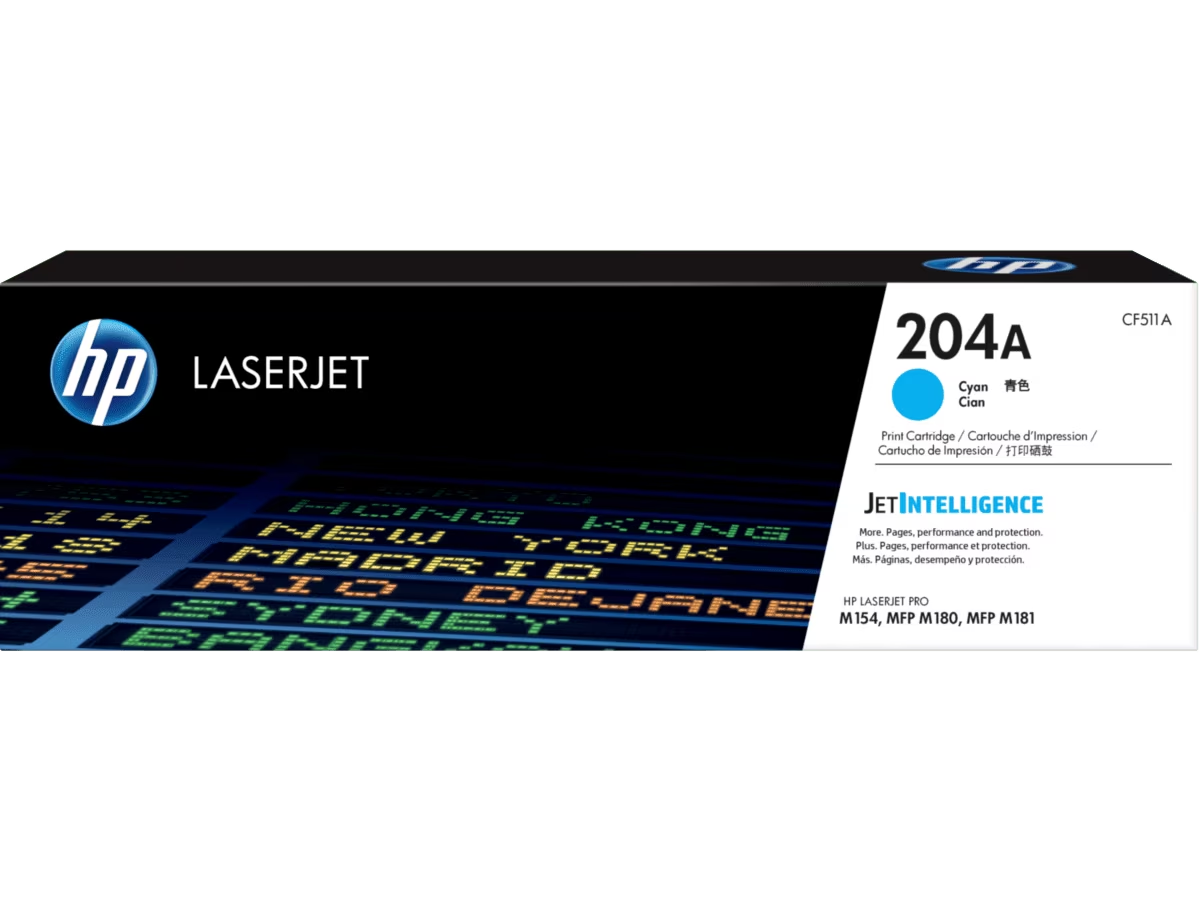 HP 204A Cyan Original LaserJet Toner Cartridge