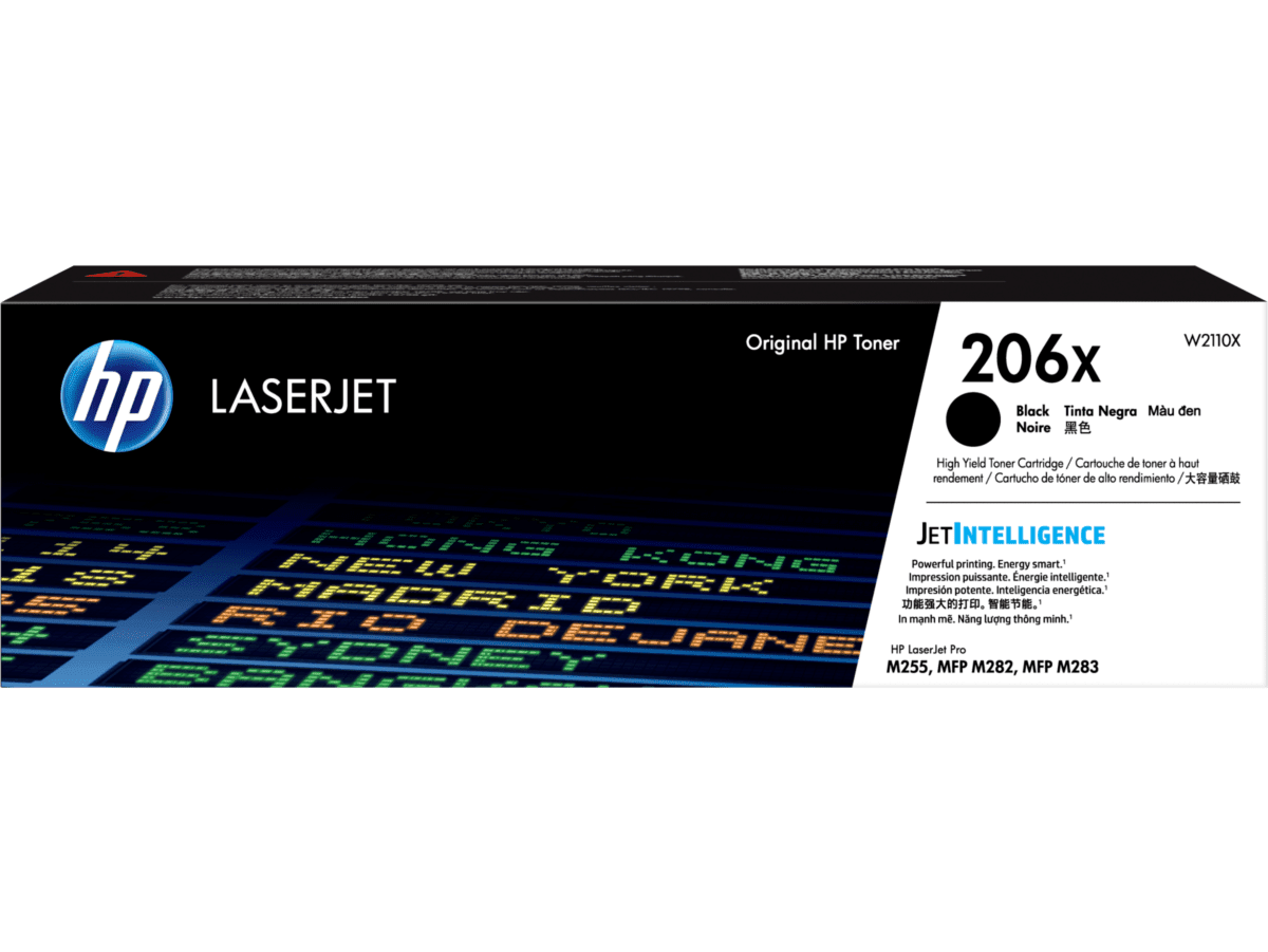 HP 206X High Yield Black Original LaserJet Toner Cartridge