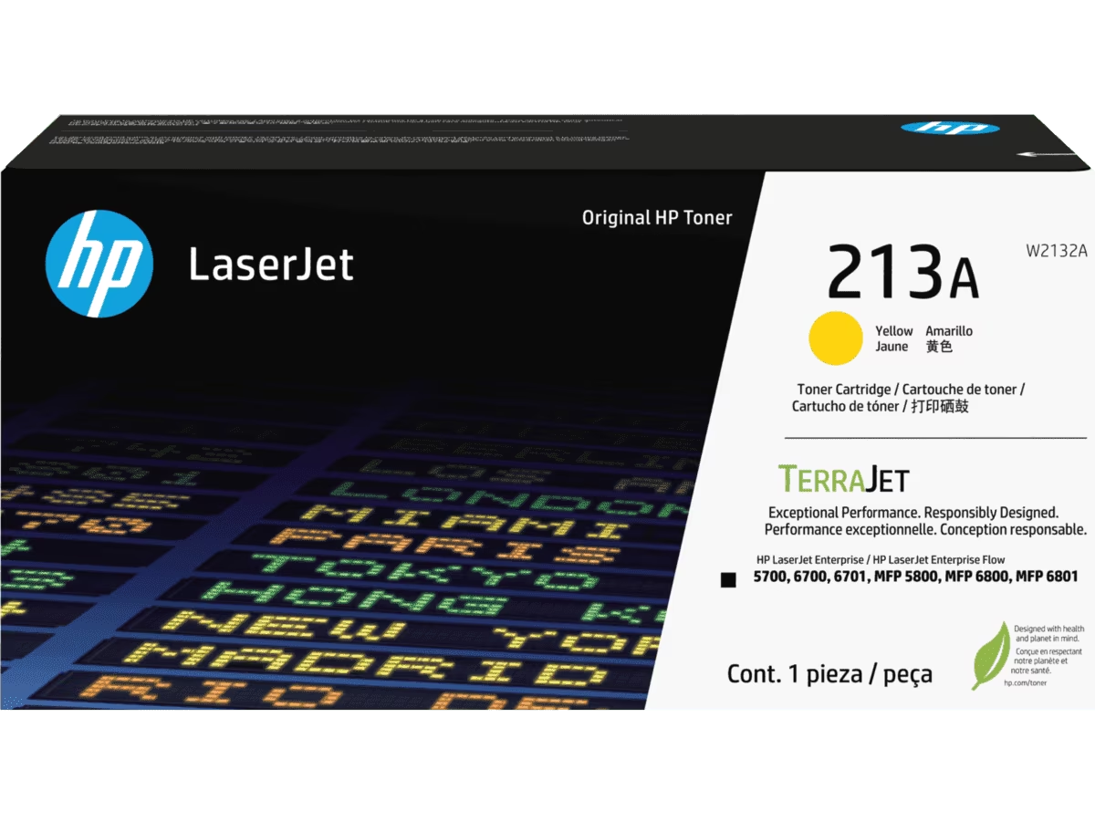 HP 213A Yellow Original LaserJet Toner Cartridge