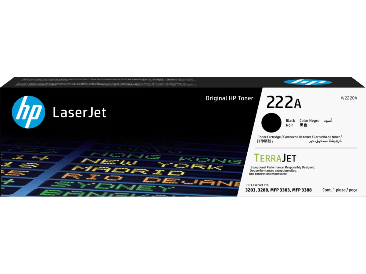 HP 222A Black Original LaserJet Toner Cartridge