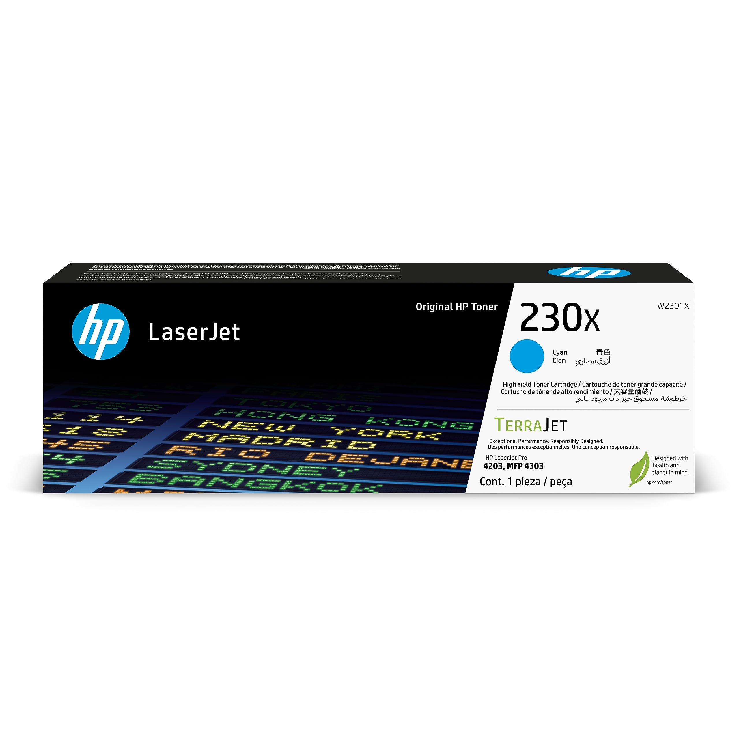 HP 230X Cyn LaserJet Toner Cartridge
