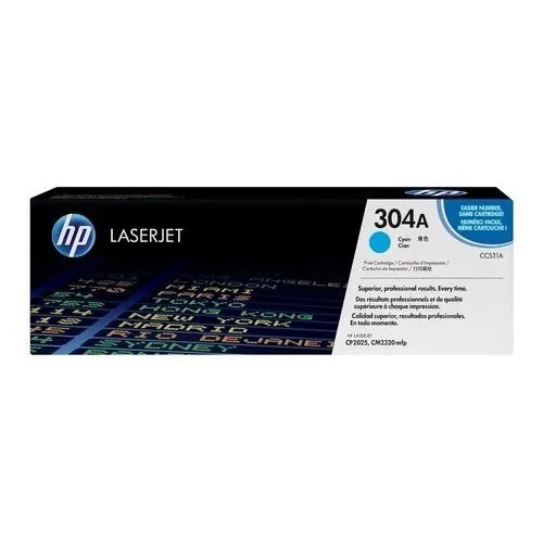 HP 304A Cyan Original LaserJet Toner Cartridge