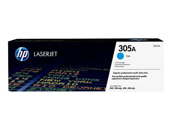 HP 305A Cyan Original LaserJet Toner Cartridge