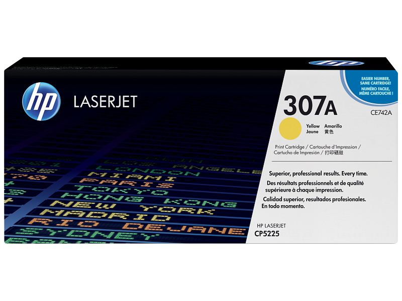 HP 307A Yellow Original LaserJet Toner Cartridge