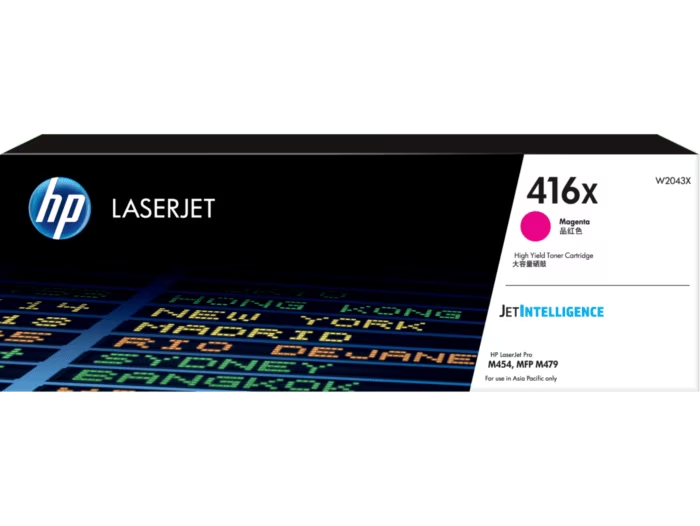 HP 416X High Yield Magenta Original LaserJet Toner Cartridge (~6,000 pages)