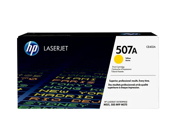 HP 507A Yellow Original LaserJet Toner Cartridge