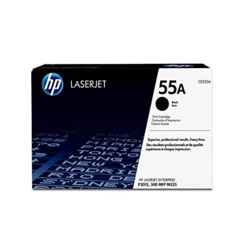 HP 55A Black Original LaserJet Toner Cartridge