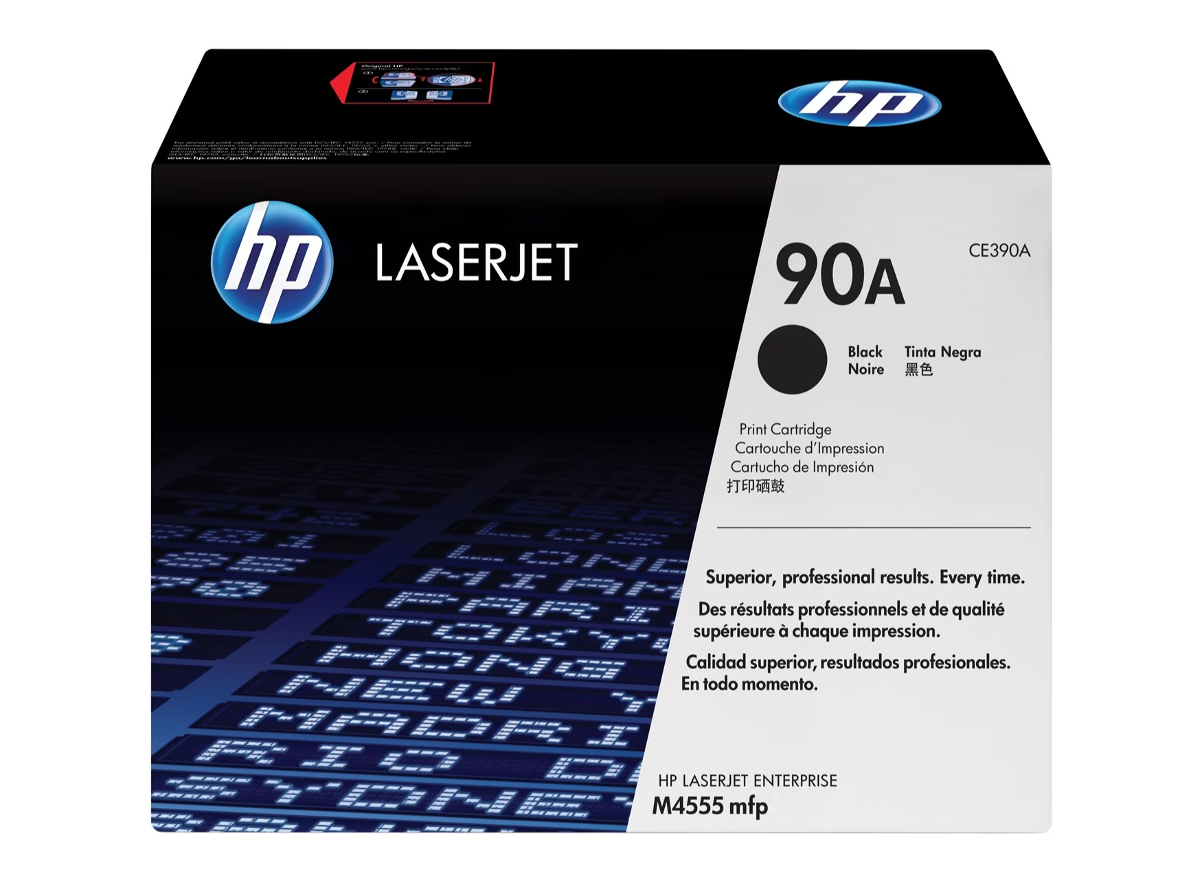 HP 90A Black Original LaserJet Toner Cartridge